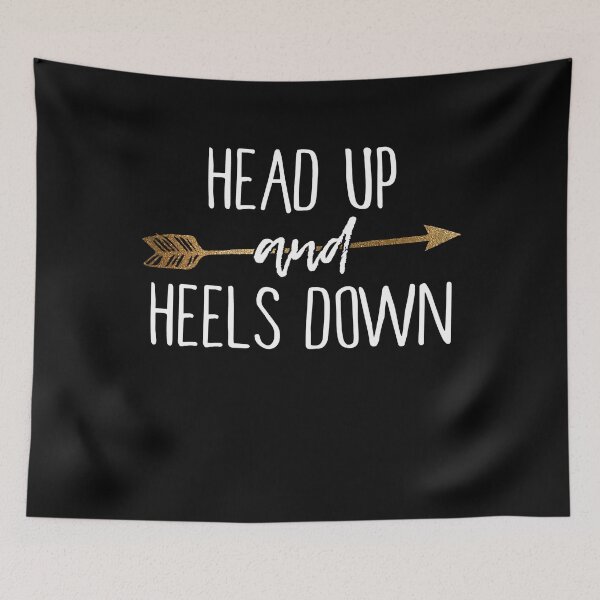 Item preview, Head Up And Heels Down Horse Lovers designed and sold by spherevilla.