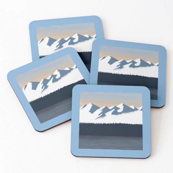 Item preview, Olympic Mountains Sunset 2   designed and sold by MyPrideStore.