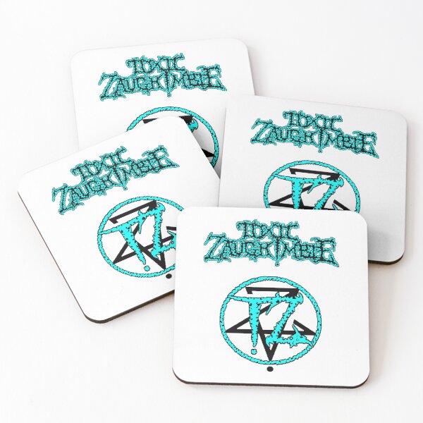 Item preview, Toxic Zaughmbie: Cyan Blue Logo & TZ w/ Zaughmbiegram designed and sold by Jessie Slamwhorella.