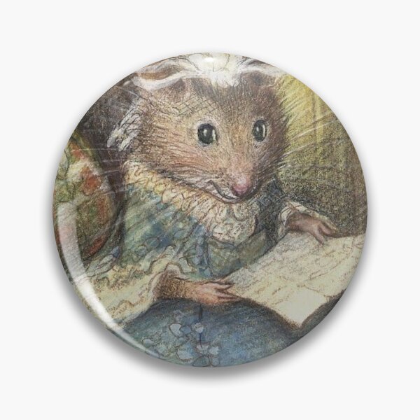 Item preview, Beatrix Potter Regency Mouse Reading Illustration  designed and sold by Pinkmagenta.