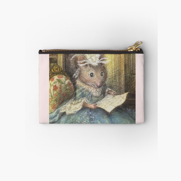 Item preview, Beatrix Potter Regency Mouse Reading Illustration  designed and sold by Pinkmagenta.