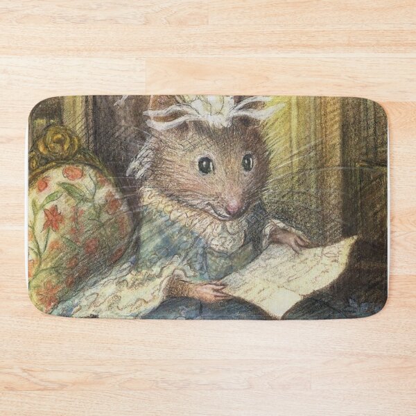 Item preview, Beatrix Potter Regency Mouse Reading Illustration  designed and sold by Pinkmagenta.