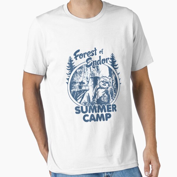 Vista previa del artículo con la obra «Camiseta Wicket Ewoks Endor Forest Summer Camp», diseñado y vendido por Luasnire12.