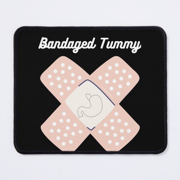 Item preview, Bandaged Tummy Stomach Ache Survivor Bandaged- Funny Medical Minimal designed and sold by MAEffects.