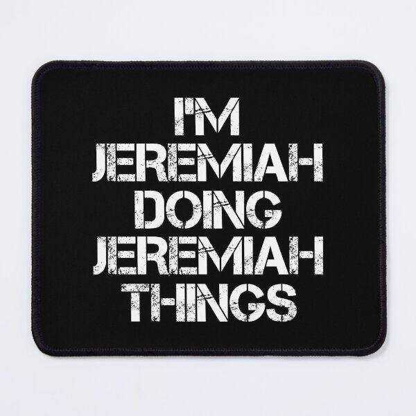 Item preview, Jeremiah Name T Shirt - I'm Jeremiah Doing Jeremiah Things Name Gift Item Tee designed and sold by chezeva.