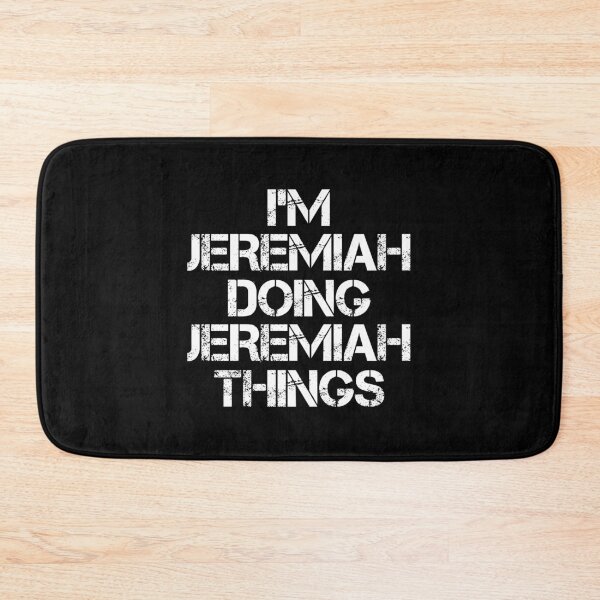 Item preview, Jeremiah Name T Shirt - I'm Jeremiah Doing Jeremiah Things Name Gift Item Tee designed and sold by chezeva.