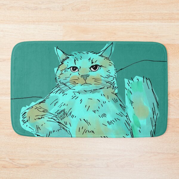 Item preview, Bored cat meme designed and sold by KennyLucky.