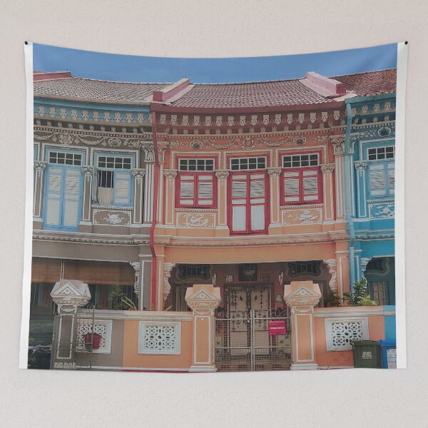 Item preview, Beautiful Peranakan Shophouses, Joo Chiat, Singapore designed and sold by Happiness Creators.