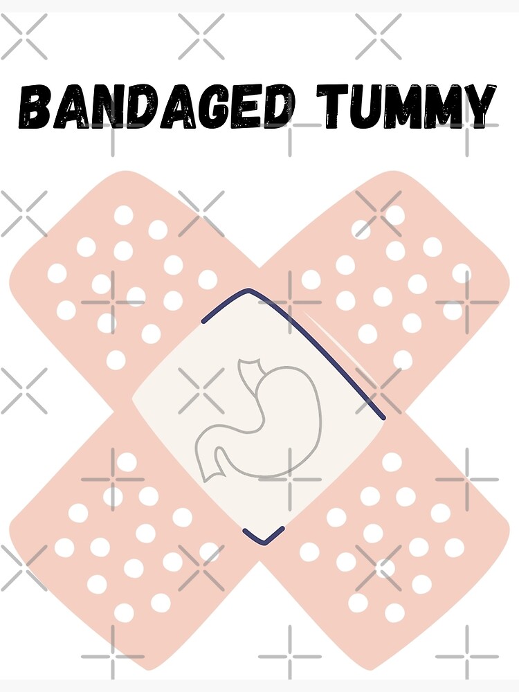 bandaged-tummy-stomach-ache-survivor-bandaged-v2-funny-medical