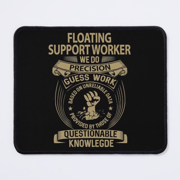 Item preview, Floating Support Worker T Shirt - We Do Precision Job Gift Item Tee designed and sold by smueller39.