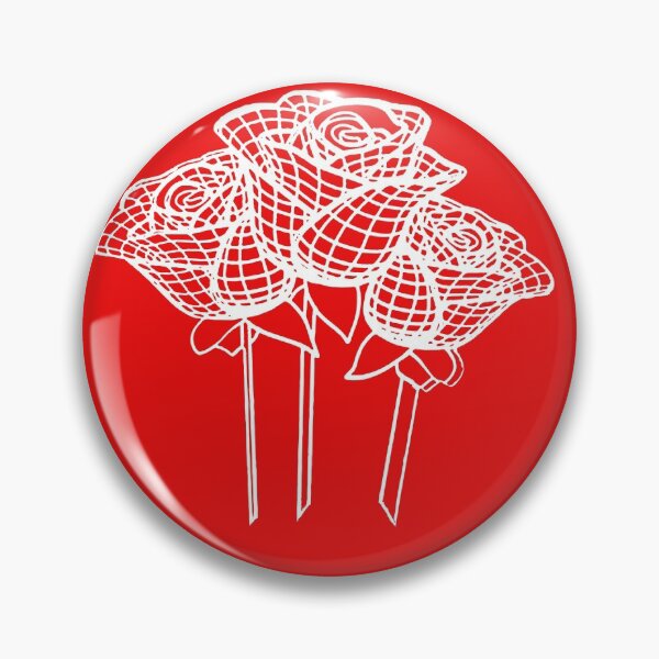 Item preview, Intricate Lace Mesh Design White Yorkshire Rose designed and sold by taiche.