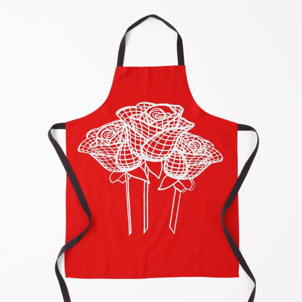 Item preview, Intricate Lace Mesh Design White Yorkshire Rose designed and sold by taiche.
