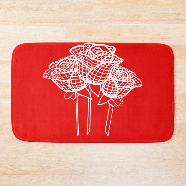 Item preview, Intricate Lace Mesh Design White Yorkshire Rose designed and sold by taiche.