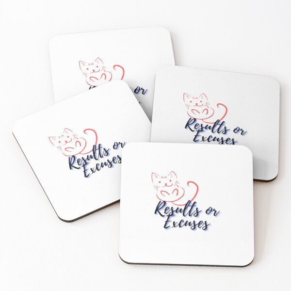 Item preview, results or excuses - cute cat designed and sold by Kinkalow.