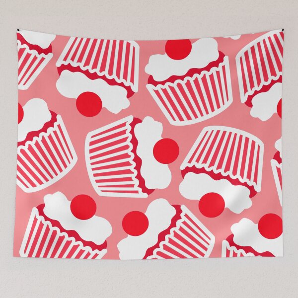 Item preview, Large cupcake pattern 4 (Large & Full version) designed and sold by LemonCreamyyyy.