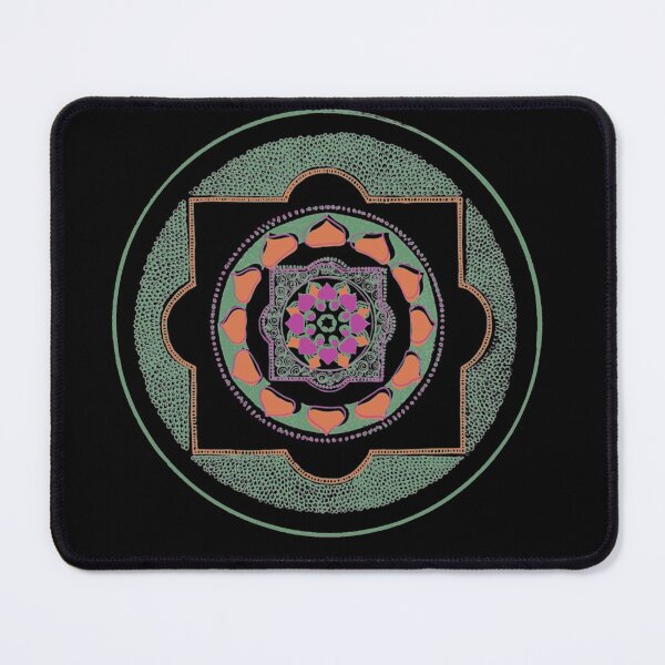 Item preview, Iyengar Yoga Mandala Fitted designed and sold by VickiZachary.