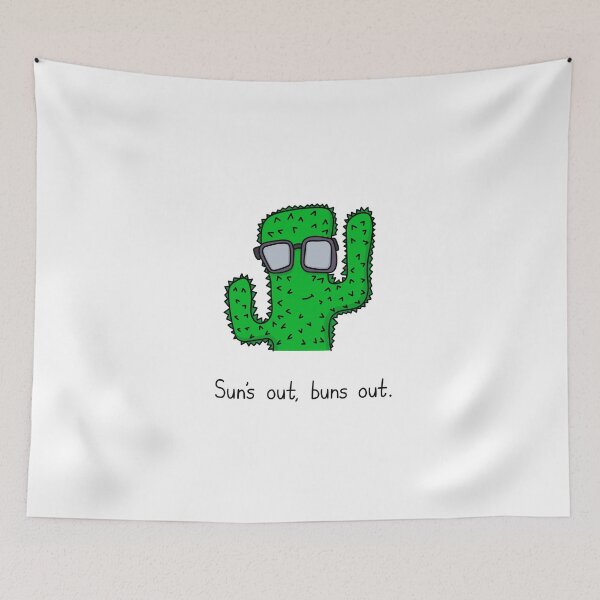 Item preview, Friendly Cactus - Suns Out Buns Out designed and sold by SeanDontGetFish.