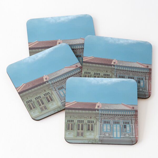 Item preview, Colourful Peranakan Shophouses, Joo Chiat designed and sold by Happiness Creators.