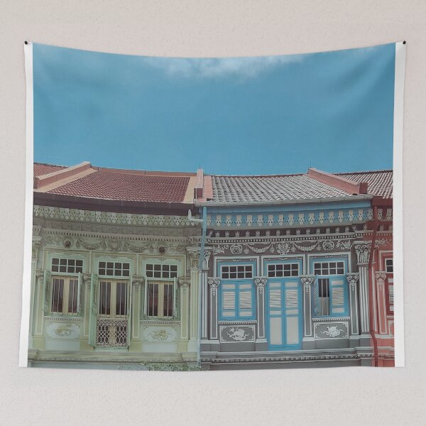 Item preview, Colourful Peranakan Shophouses, Joo Chiat designed and sold by Happiness Creators.
