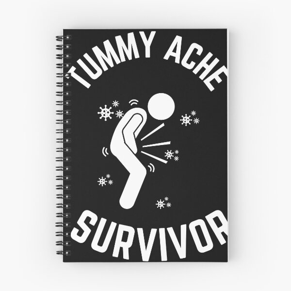 Item preview, Tummy Ache Survivor-Stomach Ache Funny Elegant Minimal designed and sold by MAEffects.