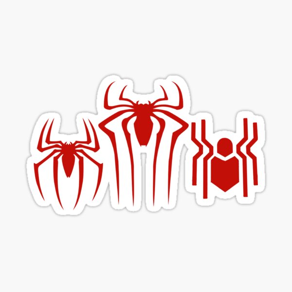 Spidey Logos - Red No Way Home Sticker