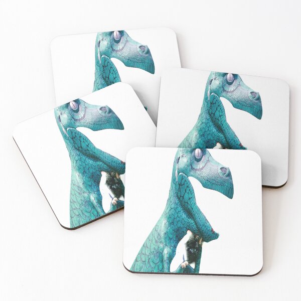 Item preview, green dino  stickers designed and sold by NesgwenSing.