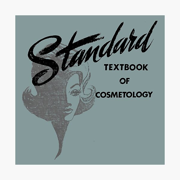 "Standard Textbook Of Cosmetology Vintage Book Cover (67)" Photographic ...