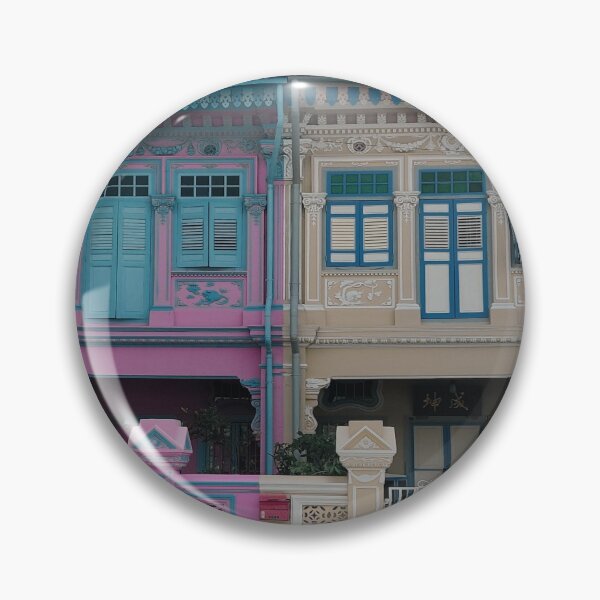 Item preview, Colourful Peranakan Shophouses, Singapore designed and sold by Happiness Creators.