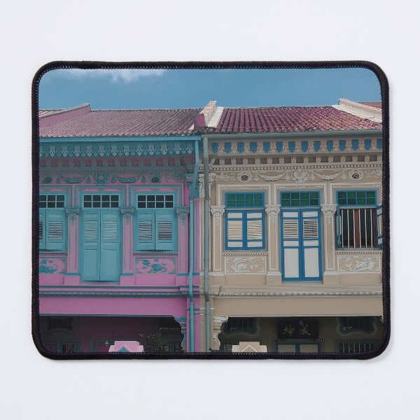 Item preview, Colourful Peranakan Shophouses, Singapore designed and sold by Happiness Creators.