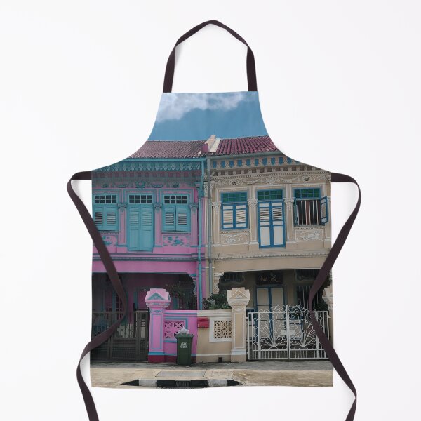 Item preview, Colourful Peranakan Shophouses, Singapore designed and sold by Happiness Creators.