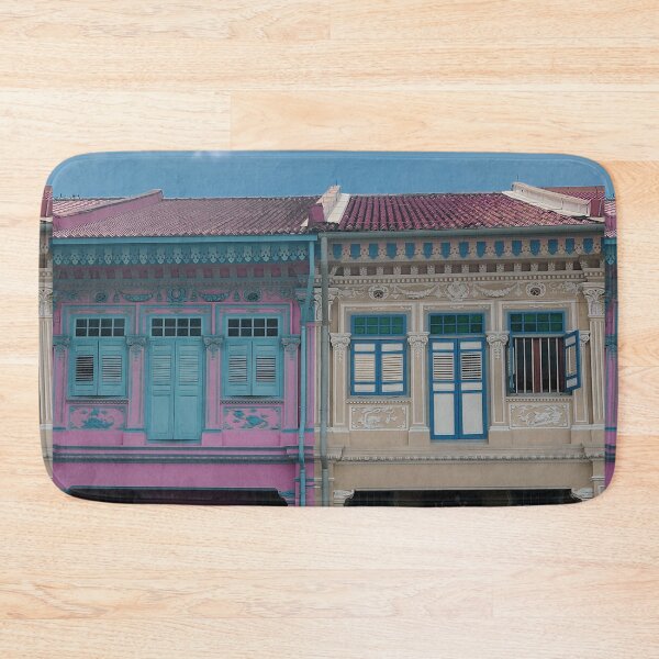 Item preview, Colourful Peranakan Shophouses, Singapore designed and sold by Happiness Creators.