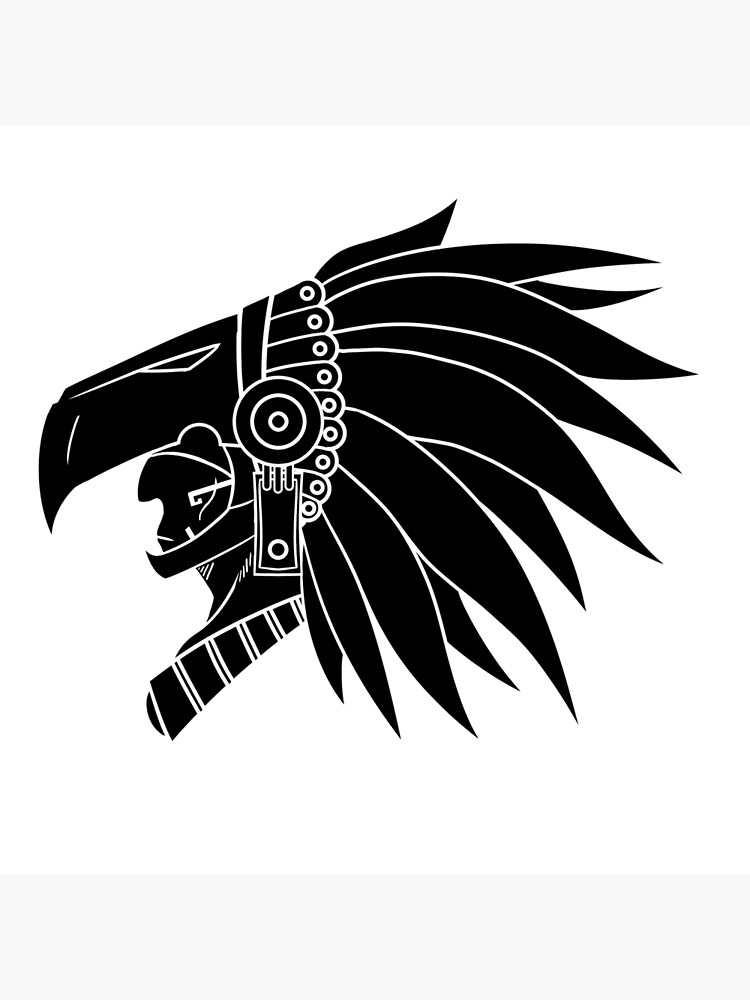 Lámina rígida «Leyenda azteca: Guerrero águila» de Chaosunit0010 | Redbubble