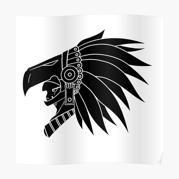 Aztec Eagle Warrior Posters for Sale | Redbubble