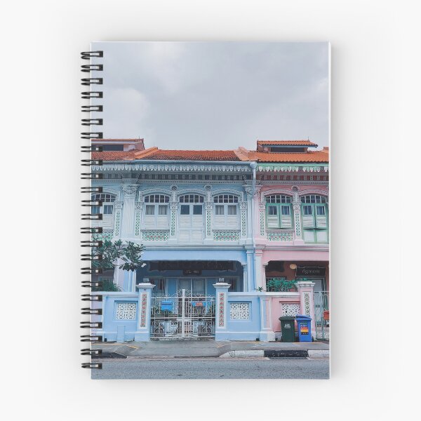 Item preview, Colourful Peranakan Shophouses, Singapore designed and sold by Happiness Creators.