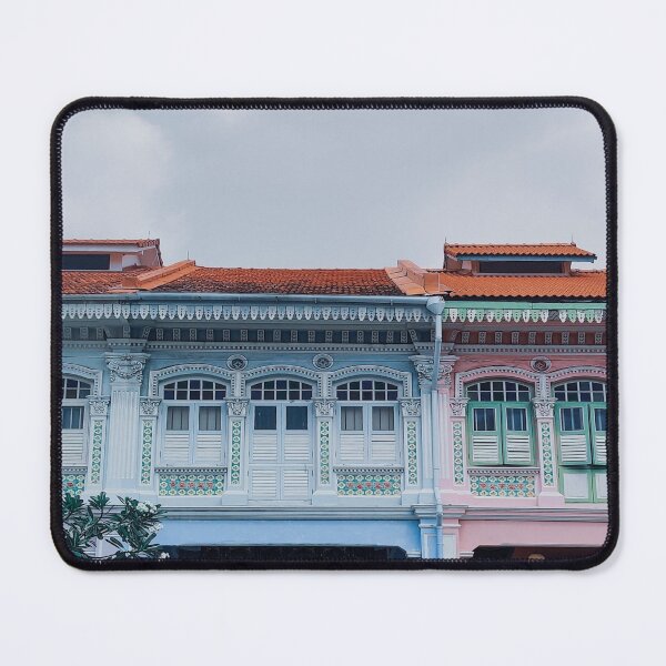 Item preview, Colourful Peranakan Shophouses, Singapore designed and sold by Happiness Creators.