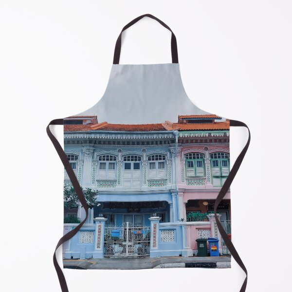 Item preview, Colourful Peranakan Shophouses, Singapore designed and sold by Happiness Creators.