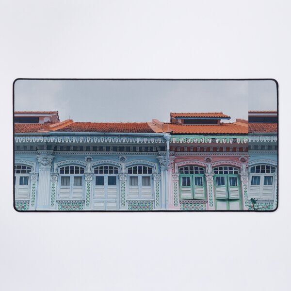 Item preview, Colourful Peranakan Shophouses, Singapore designed and sold by Happiness Creators.