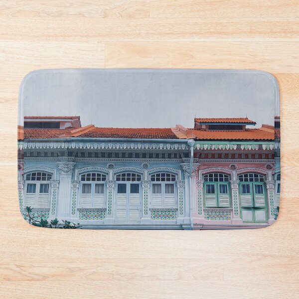 Item preview, Colourful Peranakan Shophouses, Singapore designed and sold by Happiness Creators.