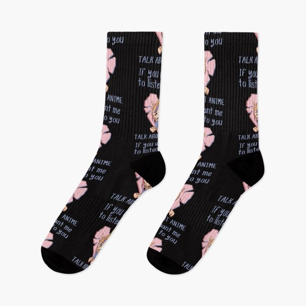 Item preview,  If you want me to listen to you, talk about anime, funny unicorn grunge anime print designed and sold by Auntieck.
