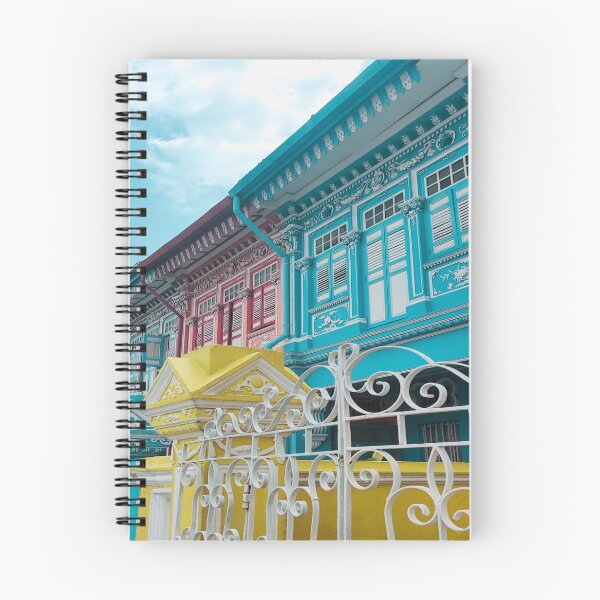 Item preview, Colourful Peranakan Shophouses, Singapore designed and sold by Happiness Creators.
