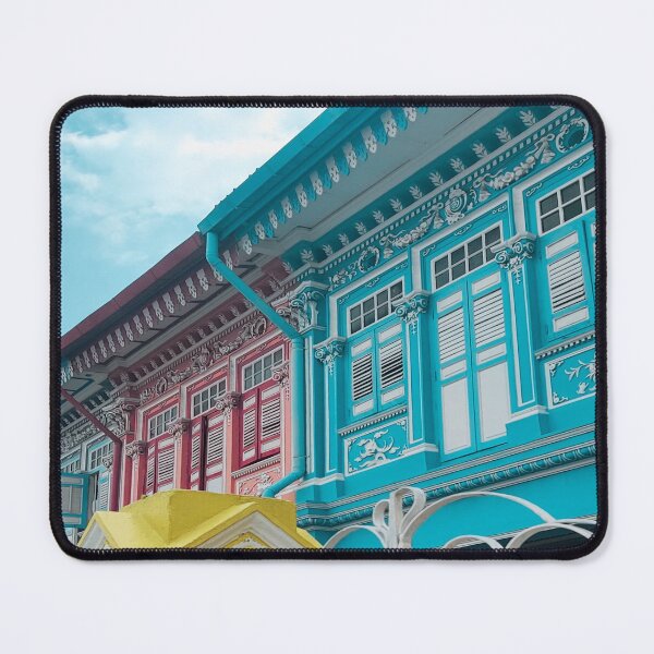 Item preview, Colourful Peranakan Shophouses, Singapore designed and sold by Happiness Creators.