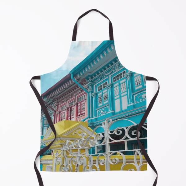 Item preview, Colourful Peranakan Shophouses, Singapore designed and sold by Happiness Creators.