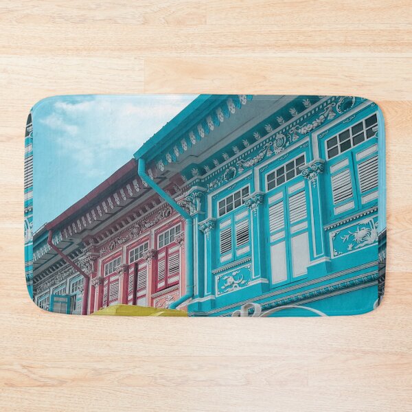 Item preview, Colourful Peranakan Shophouses, Singapore designed and sold by Happiness Creators.