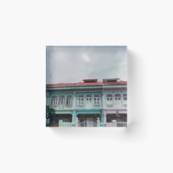 Item preview, Colourful Peranakan Shophouses, Singapore designed and sold by Happiness Creators.