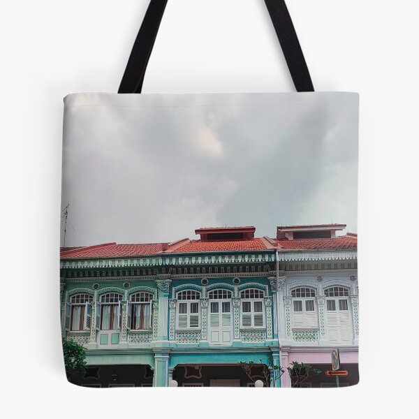 Item preview, Colourful Peranakan Shophouses, Singapore designed and sold by Happiness Creators.