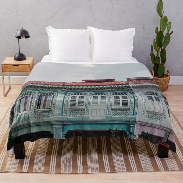 Item preview, Colourful Peranakan Shophouses, Singapore designed and sold by Happiness Creators.