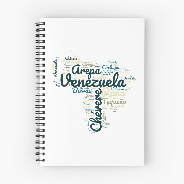 Item preview, Venezuela in words (Color design) designed and sold by world-of-words.