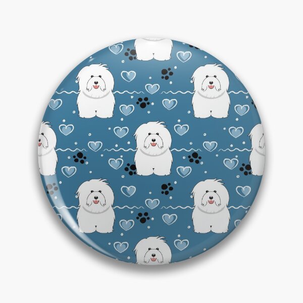 Item preview, Love White Coton de Tulear Bichon Frise Dog designed and sold by Lulupainting.