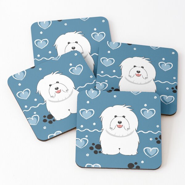Item preview, Love White Coton de Tulear Bichon Frise Dog designed and sold by Lulupainting.