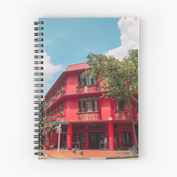 Item preview, Red Peranakan Shophouses, Singapore designed and sold by Happiness Creators.